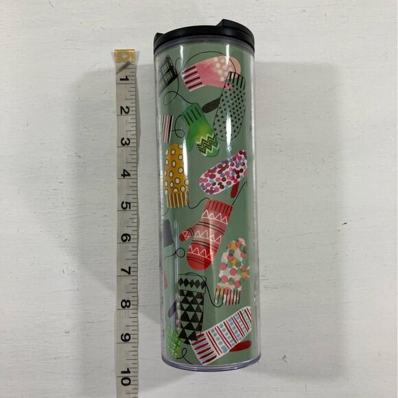 Starbucks Winter Mittens 16 oz Travel Mug Tumbler Insulated Holiday Cup - Picture 10 of 10